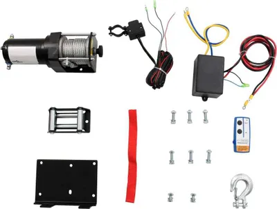 Obrázok produktu pre 12 V elektrický navijak 1360 kg s montážnou doskou a kladkou