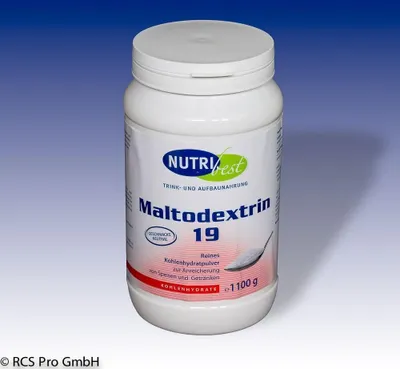 Produktbild von NUTRIbest Maltodextrin 19  Dose mit 1,1 Kg