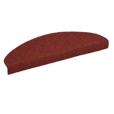 Produktbild von 15-tlg Selbstklebende Treppenmatten Nadelvlies 65x21x4cm Rot