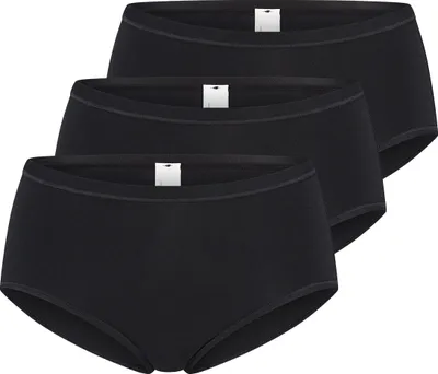 Zdjęcie produktu dla Sloggi majtki damskie z wysokim stanem, 3-pak - GO Daily Bawełna Highwaist 3P, majtki, elastyczna bawełna czarny S