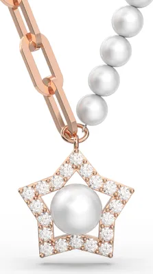 Produktbild von Swarovski Damen Kette Halskette Edelstahl Roségold Stella 5645381