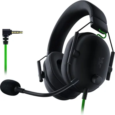 Immagine prodotto di Cuffie gaming BlackShark V2 X Premium, con cavo, driver da 50mm, cancellazione del rumore, compatibili con PC, Mac, PS4, Xbox One e Switch, colore nero