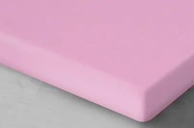 Immagine prodotto di Lenzuolo, raso di cotone, alta qualità, senza gomma 200x220 Rosa