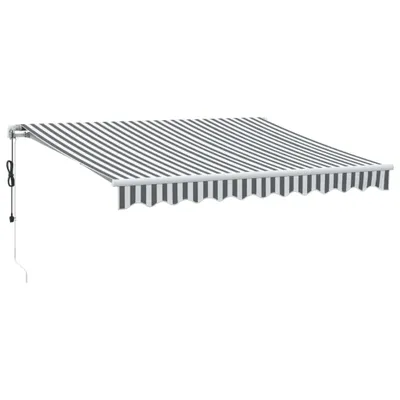 Produktbild von vidaXL Markise Automatisch mit LED Anthrazit & Weiß 300x250 cm