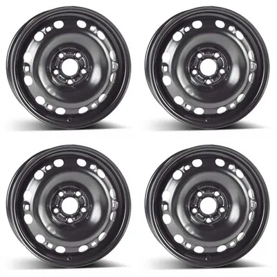 Image de 4 jantes en acier Alcar, 6.0Jx15 pouces, déport 43, 5x100, pour Skoda Fabia Praktik Roomster, lot de 4
