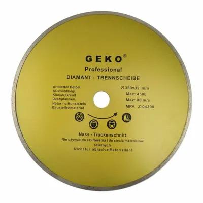 Obrázek produktu pro Geko Diamantový kotouč 350mm řezný 32mm