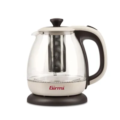 Immagine prodotto di Bollitore Girmi BL41, 1 l, vetro, filtro in acciaio inossidabile, base girevole a 360°