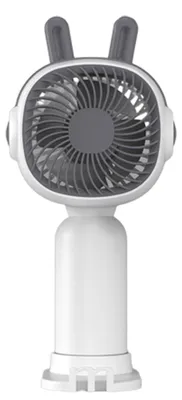 Produktbild von Tragbarer Mini-Handventilator, wiederaufladbarer elektrischer USB-Tischventilator mit Ständer für Zuhause, Reisen und Outdoor-Aktivitäten