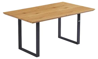 Produktbild von HOME DELUXE Esstisch Eckig AVENCIA inkl. Sternfuß - Light Oak - 160 x 100 cm | Küchentisch, Esszimmer, Esszimmertisch