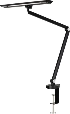 Immagine prodotto di Hansa 41-5010.718 Lampada da scrivania LED Zirkon LED nera 12 W con morsetto da tavolo