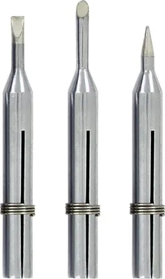Produktbild von Lötspitzenset LONG-LIFE 15W angeschrägt/bleistiftspitz/meißelförmig B.4mm