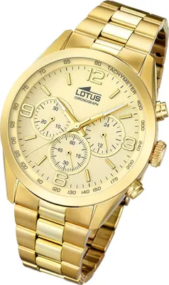 Produktbild von Lotus Armbanduhr Herren L18153/2 Sport Edelstahl Uhr gold Minimalist UL18153/2