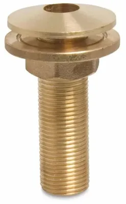Produktbild von Gewindefitting Messing Durchführung 1/2" AG