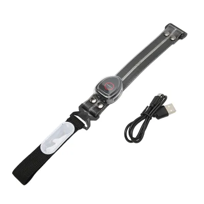 Obrázok produktu pre LED páska na ruku, dobíjacia LED páska na ruku, bežecké LED pásky na ruku, nočné bezpečnostné svetlo, LED svetlo na ruku, LED páska na ruku, bežecké svetlá