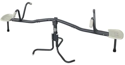 Produktbild von AXI rotierende Wippe aus Metall in Anthrazit & Creme | Seesaw für Kinder ab 3 Jahre um 360° drehbar | Kinderwippe für den Spielplatz / Garten /