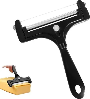 Produktbild von Käseschaber mit Rolle und Schneideleine, Käseformen für Blockkäse und Butter, Rolschneider