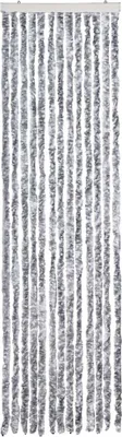 Produktbild von vidaXL Insektenschutz-Vorhang Weiß und Grau 56x200 cm Chenille