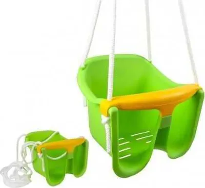 Obrázek produktu pro Houpačka Baby zelená plast 33x30x28cm nosnost 25kg 12m+