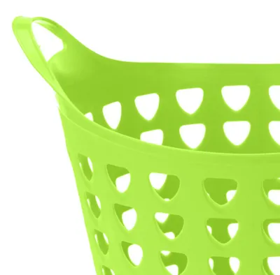 Produktbild von Excellent Houseware Waschekorb - grun - 26 l - Kunststoff - 40 x 42 cm