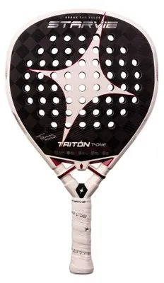Imagen del producto de Star Vie Triton T-one: Pala de pádel, color plateado, peso de 347-366 gramos.Star Vie Triton T-one: Pala de pádel, color plateado, peso de 347-366 gramos (para hombre)
