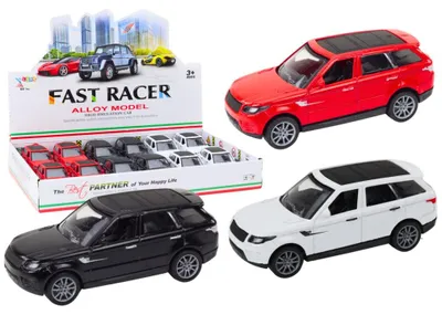 Obrázok produktu pre Osobné auto 1:36 Pohon kov čierna biela červená