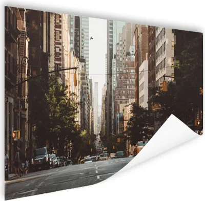 Produktbild von MuchoWow® Poster Straße in New York 120x80 cm - Bilder