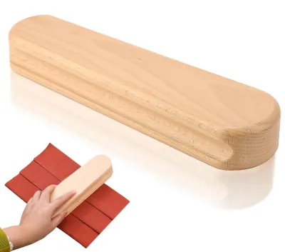 Schneiderklapper aus Buchenholz, 24 cm, zum Glätten von Stoffen