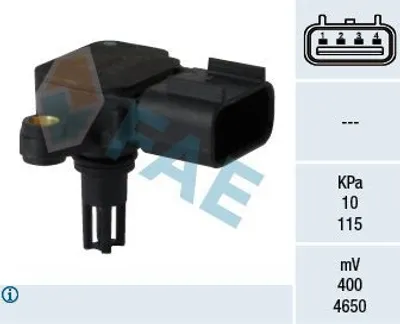 Produktbild von FAE 15070 Ladedrucksensor für FORD FOCUS (DAW, DBW) Saugrohr