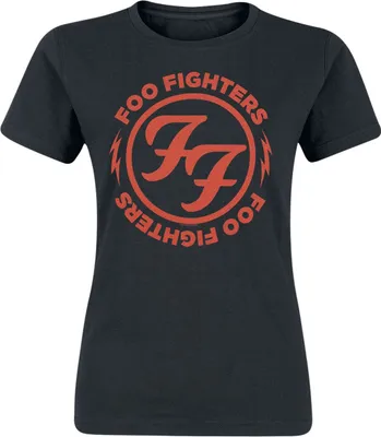 Produktbild von Foo Fighters T-Shirt Damen Logo Red Circle schwarz L