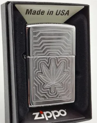 Immagine prodotto di Accendino Zippo Leaf Layers Design Ice Chrome, a benzina