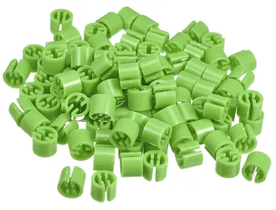 Kleiderbügel-Markierungen, hellgrün, 150 Stück, für 3,5-mm-Stab