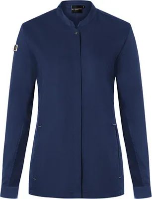 Produktbild von KARLOWSKY Damen Kochjacke GREEN-GENERATION Modern-Fit Stahlblau 54