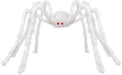 Imagen del producto de 150 cm, arañas realistas – Decoración para Halloween – Araña para exteriores – Araña peluda para Halloween