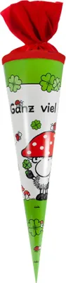 Produktbild von Schultüte Ganz viel Glück 35 cm, Menge: 1 (Neu)