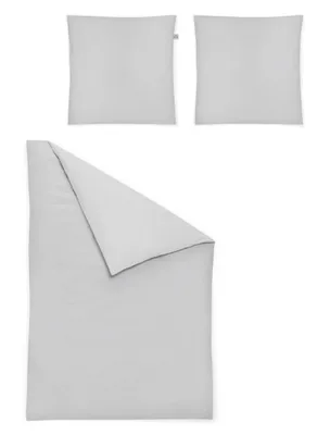 Produktbild von Irisette Fein-Biber Bettwäsche-Garnitur Lago-8450 Größe 155x220+80x80 cm Farbe u.hell-15