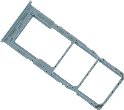 Produktbild von Simkarten Halter für Samsung Galaxy A23 5G - Tray Fach Schublade Schlitten Blau