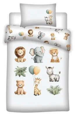 Produktbild von Good Morning KinderBettbezug "dieren" - multi - (100x140cm) - Baumwolle - pre order