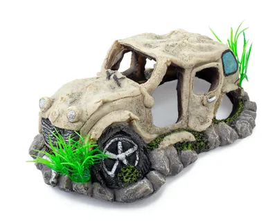 Produktbild von Happet Aquarium Ornament R037 Autowrack 21 cm