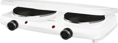 Image de Plaque Chauffante Sencor SCP 2271WH-EUE4, 2 Plaques de Cuisson, 2500W, Protection Surchauffe, Portable