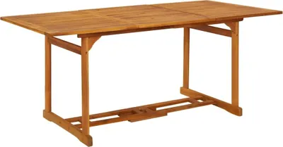 Produktbild von Möbel Garten-Esstisch 180x90x75 cm Massivholz Akazie - Gartentische 315945