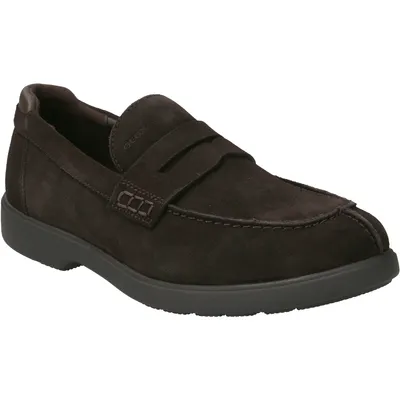 Zdjęcie produktu dla GEOX buty wsuwane SPHERICA, zamsz, brązowe, męskie