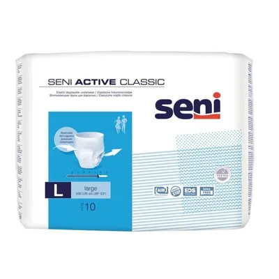 Produktbild von Seni Active Classic Erwachsene Inkontinenzhosen, Gre L, 10 Stck
