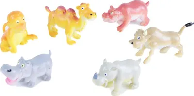 Produktbild von Die lustigen Wildtiere 6 Teile2 Arten