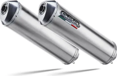Produktbild von GPR Satinox Slip-on Auspuffanlagen genehmigt für Cagiva Raptor 650