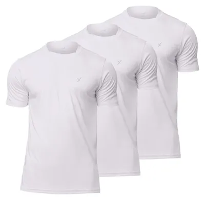 Produktbild von CFLEX Herren Sport Shirt 3er Pack - Fitness T-Shirt Sportswear Collection - Weiß S