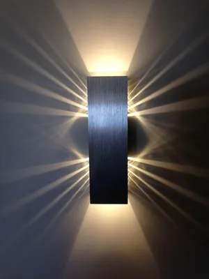 Produktbild von SpiceLED Wandleuchte | ShineLED-6 | Schalter | 2x3W Warmweiß | Schatteneffekt | High-Power Wandlampe