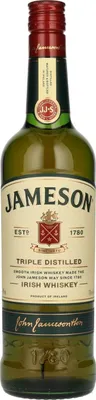 Obrázok produktu pre Jameson Triple Distilled Irish Whiskey 40% obj. 0,7l