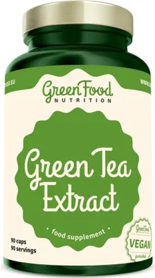Produktbild von GreenFood Nutrition Grüner Tee Extrakt 90 kapslí