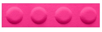 Produktbild von FOLTE 3D Wandpaneele 60x15 cm Filz - Blöcke, Kinderzimmer, rosa Farbe