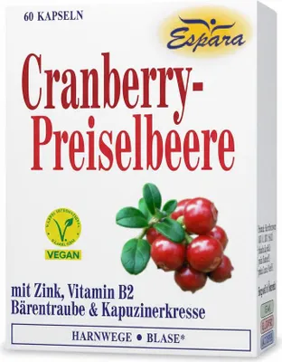 Immagine prodotto di Espara Cranberry Lingonberry Capsule, 60 capsule